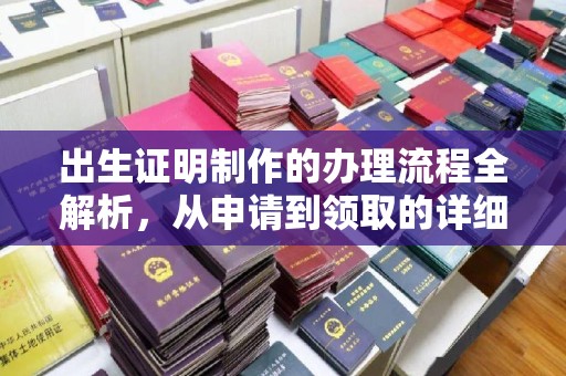 开江出生证明制作的办理流程全解析，从申请到领取的详细指南